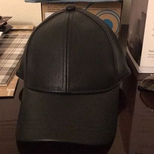 Leather Baseball Cap by H&M